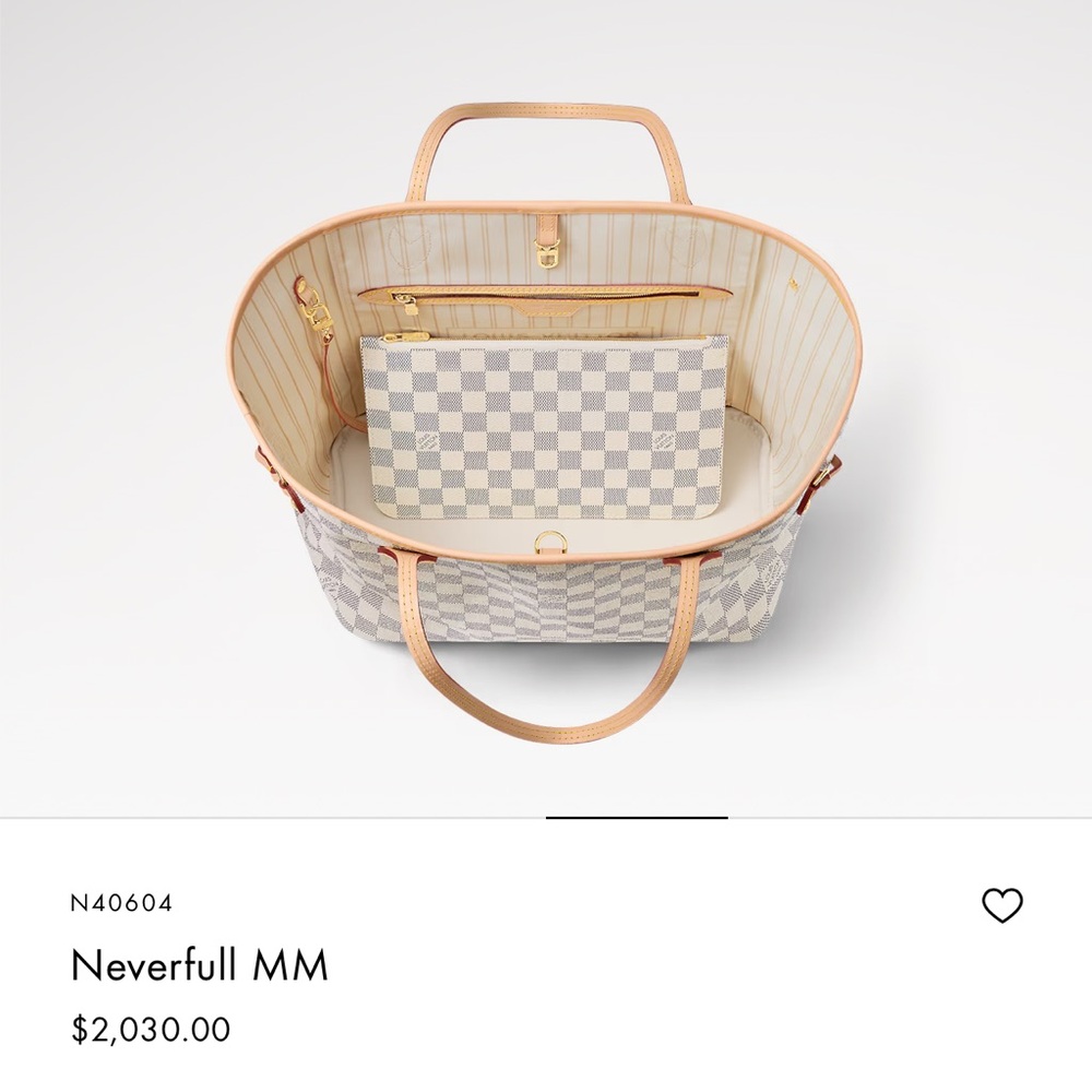 Louie Vuitton Neverfull MM *comes with box and dust bag* - Picture 9 of 10